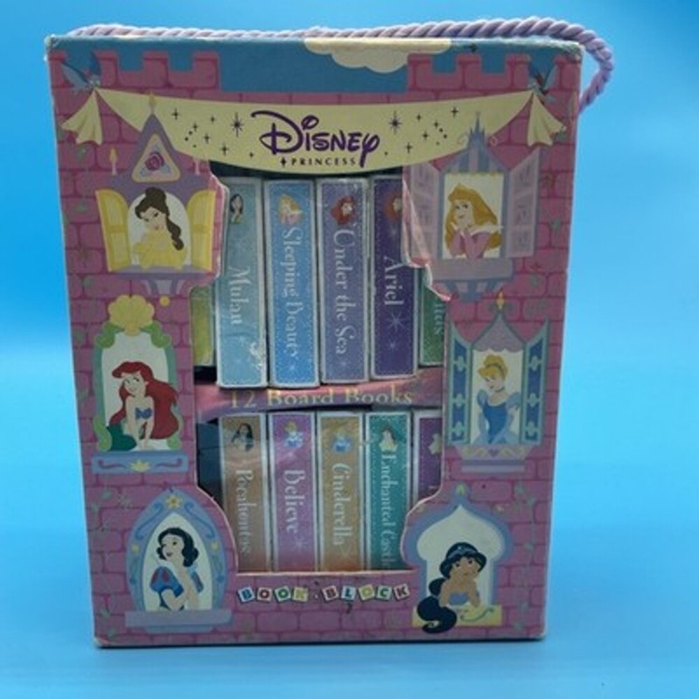 Y2K Disney Princesses "Book Block" Set of 11 Of 12 Board Books